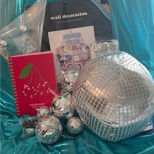 Silver Disco Ball Decor